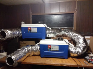 Pre Made Miner Cooler, Sound Reduction W/AC Ducting